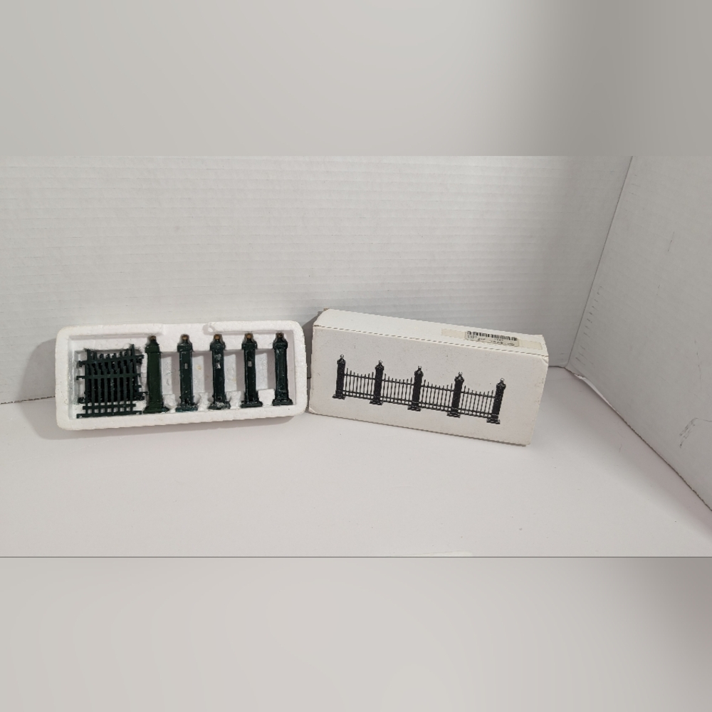 Department 56 Heritage Christmas Village with this Wrought Iron Fence Extension